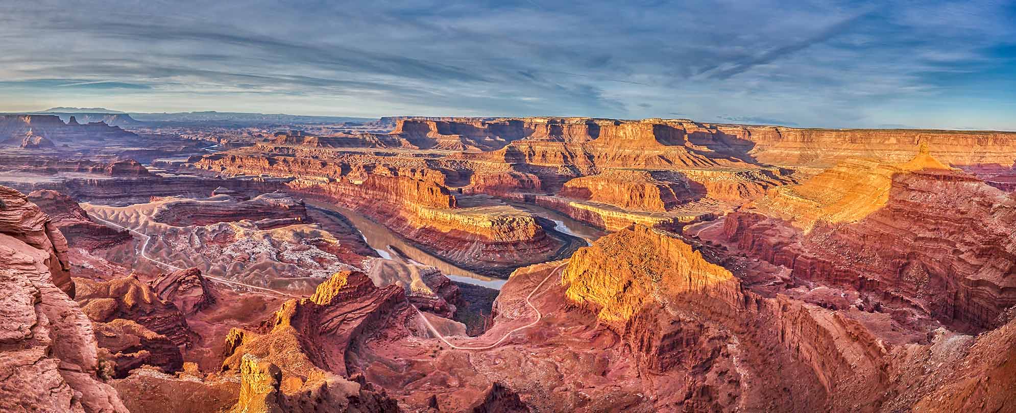 A landscape of the red rocks in Moab, Utah.