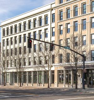 The outside of WorldMark Portland - Waterfront Park in Portland, Oregon.